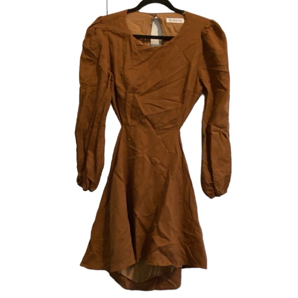 All About May Linen Blend‎ Dress